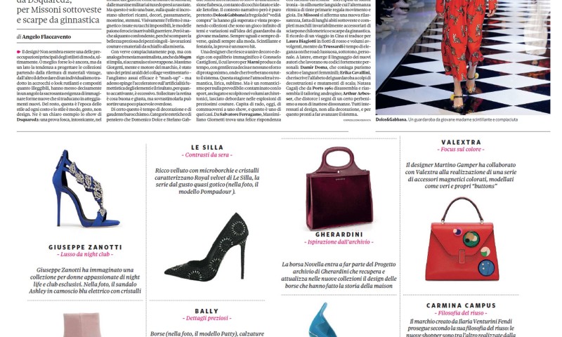 Il Sole 24 Ore MODA 24 marzo 2016