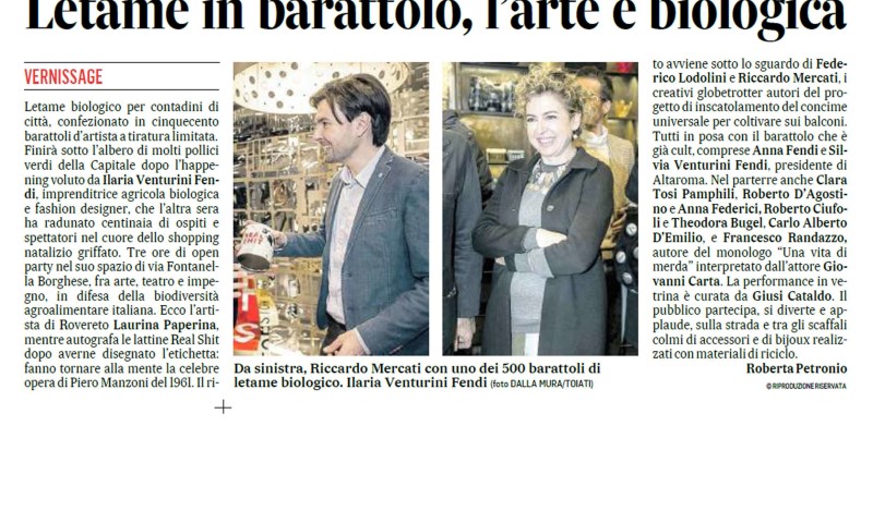 Il Messaggero Italia 20 dicembre 2016